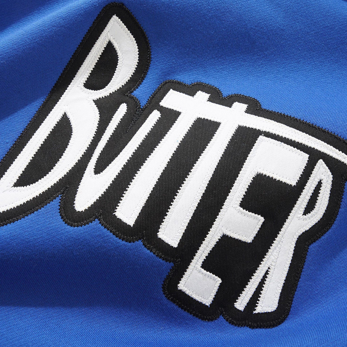Butter Goods Sketch Applique Hoodie Royal Butter Goods Sketch Applique Hoodie Royal