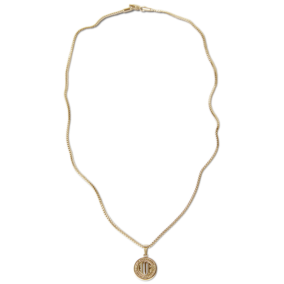 HUF Token Pendant Gold