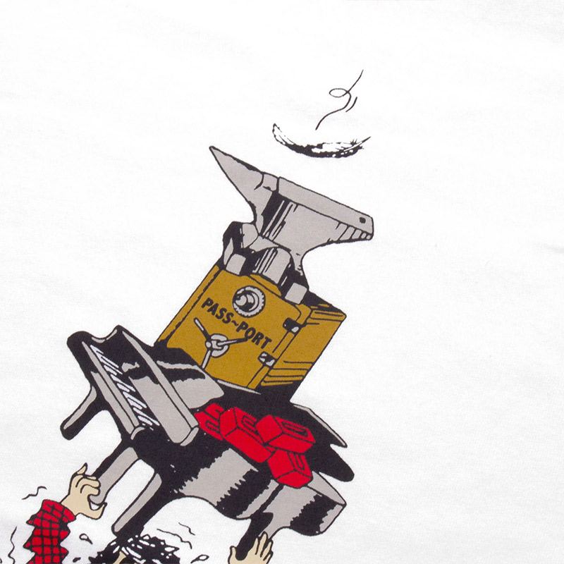 Pass Port Weighed Down T-Shirt White Pass Port Weighed Down T-Shirt White