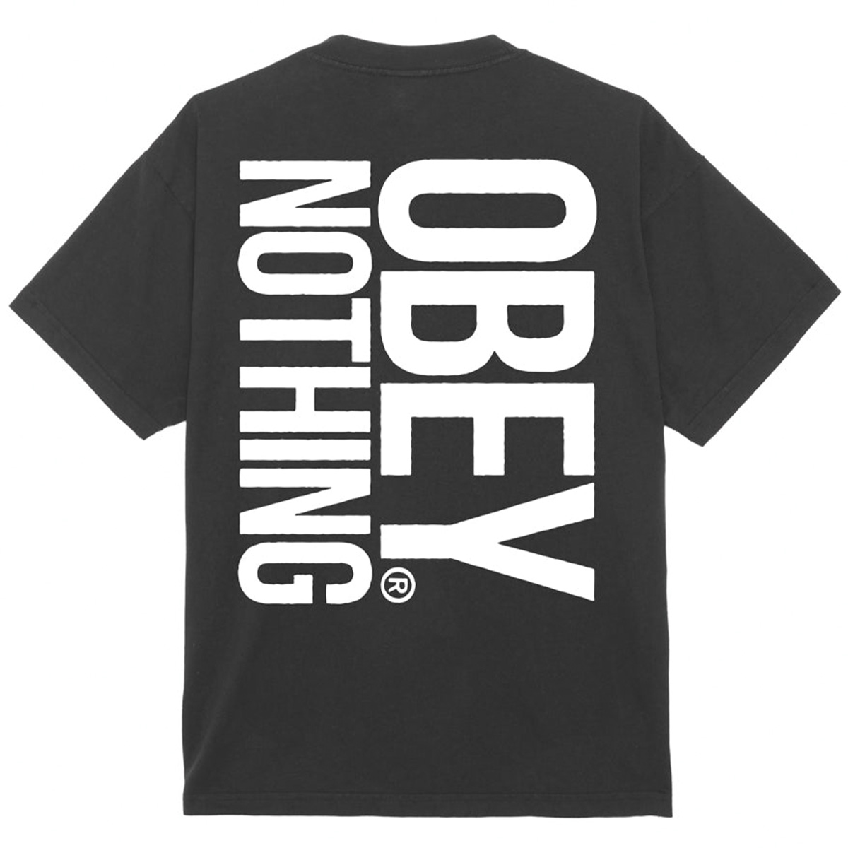 Obey Nothing T-Shirt Vintage Black