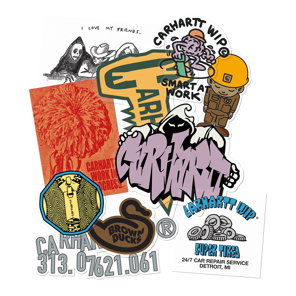 Carhartt WIP Sticker Bag | Skatestore