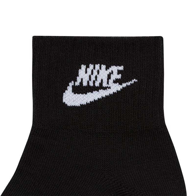 Nike SB Everyday Essential Ankle Socks Black/White 3-Pack