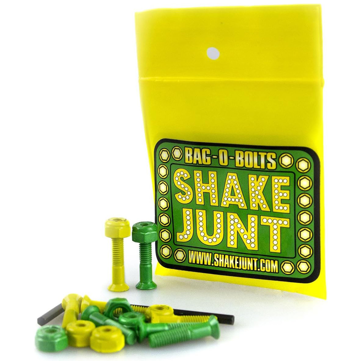 Shake Junt All Green/Yellow 1 Inch Allen Bolts Shake Junt All Green/Yellow 1 Inch Allen Bolts