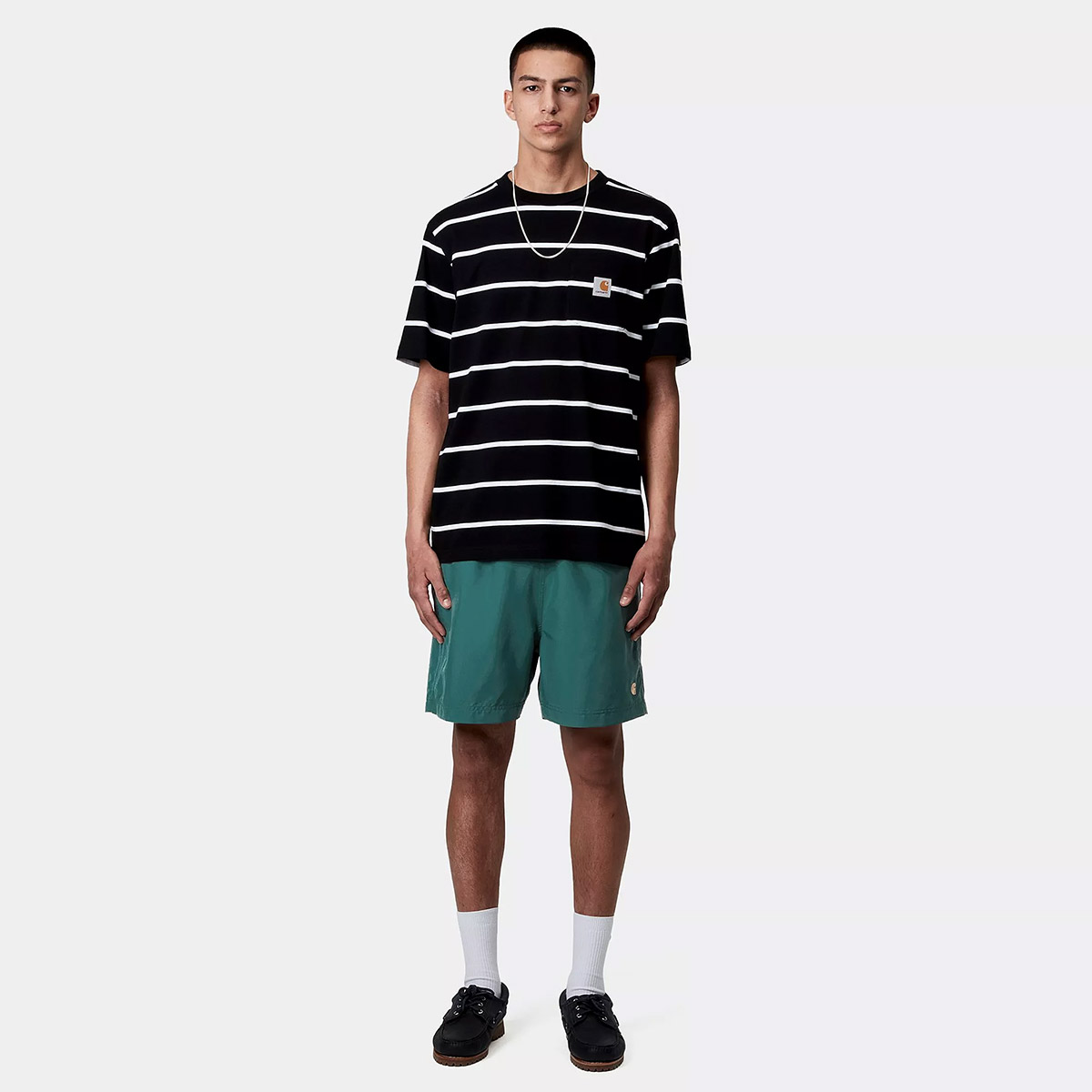 Carhartt WIP Chase Swim Trunks Rainforest/Gold Carhartt WIP Chase Swim Trunks Rainforest/Gold