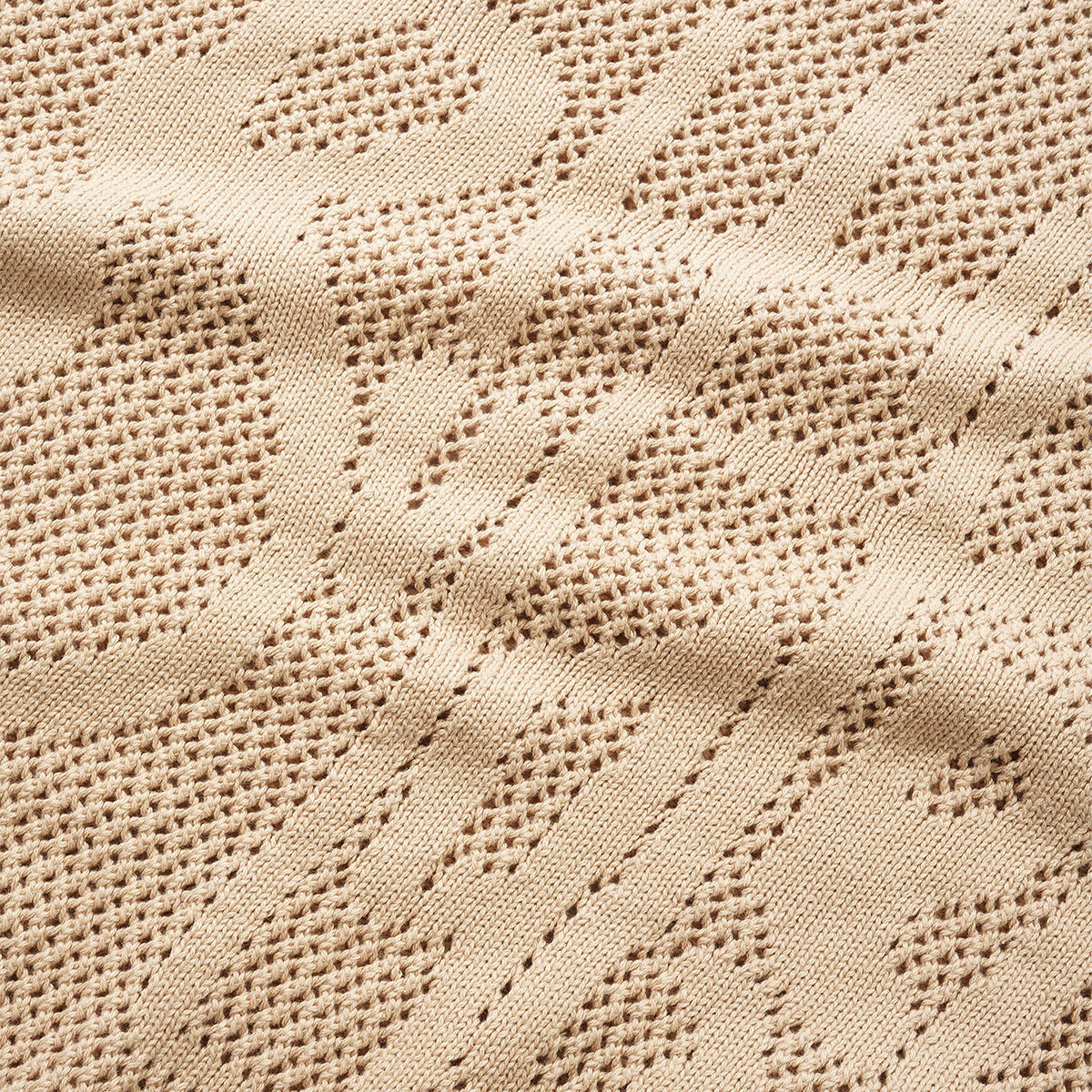 Butter Goods Scribble Knit Sweater Cream