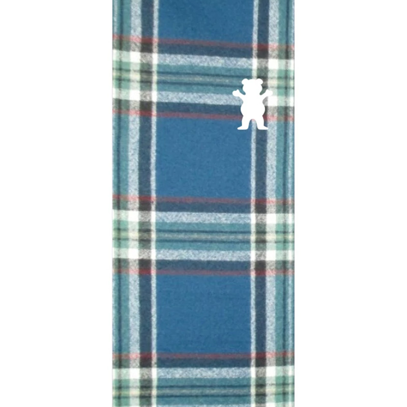 Grizzly Plaid OG Bear Griptape Sheet Blue 5