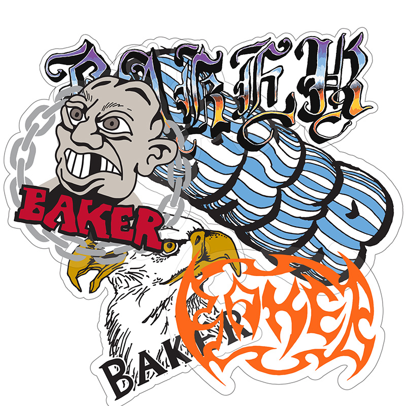 Baker Chain Assorted Stickers