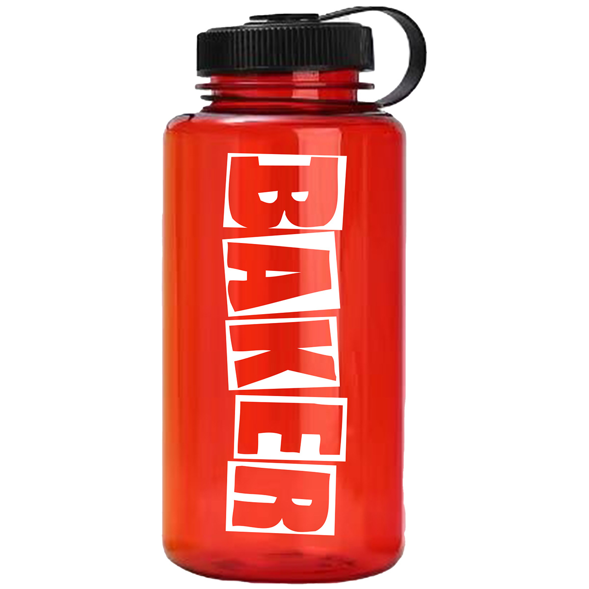 Baker Brand Logo 32oz Water Bottle Red Baker Brand Logo 32oz Water Bottle Red