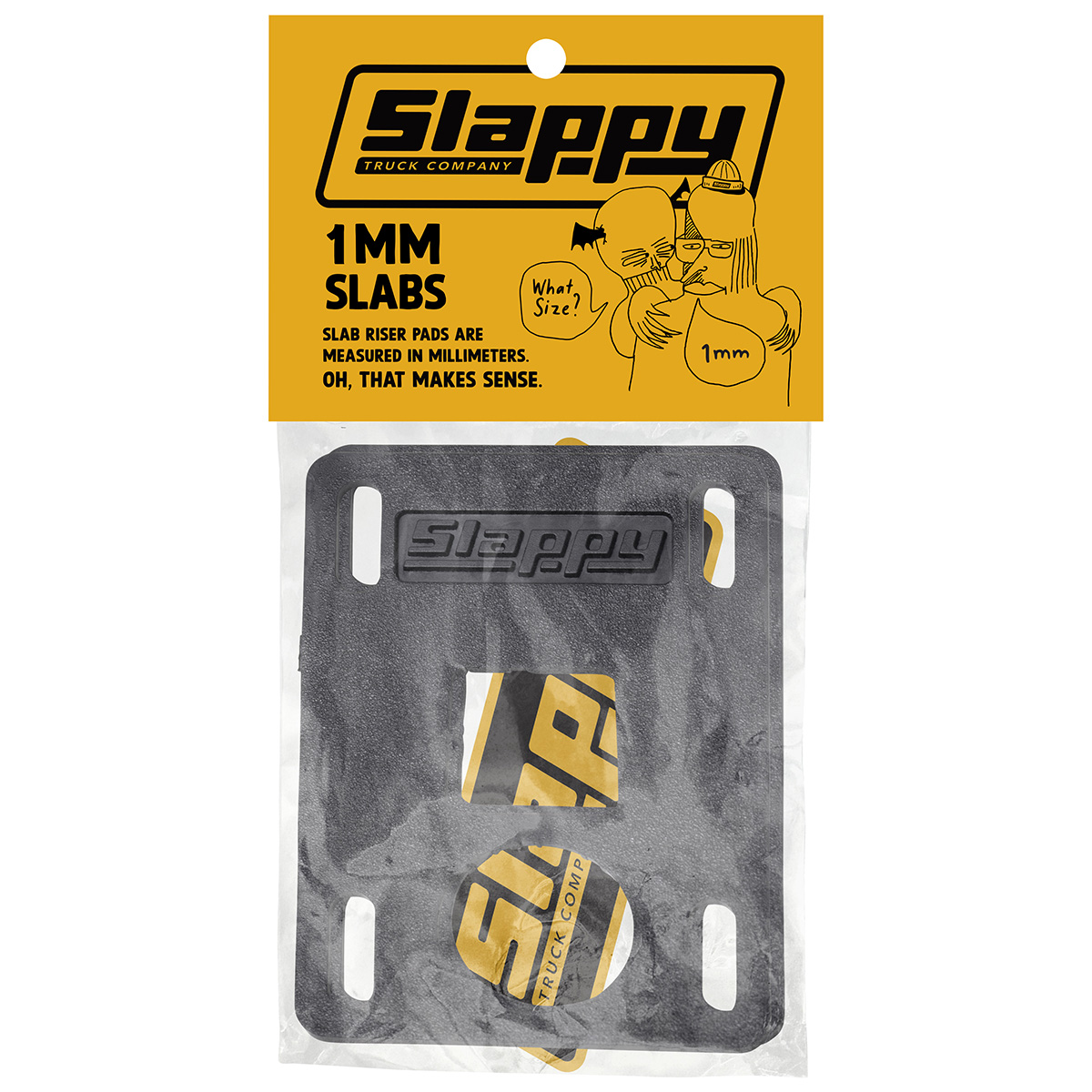 Slappy Slabs Low Riser Pads 1mm -set of 2-