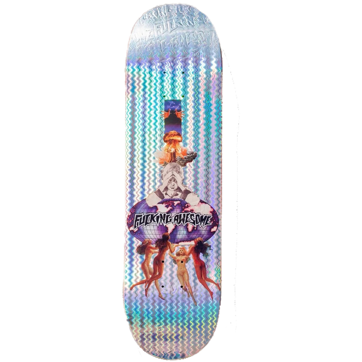 Fucking Awesome Elijah Berle World Holo Skateboard Deck -Shape 2- 8.5