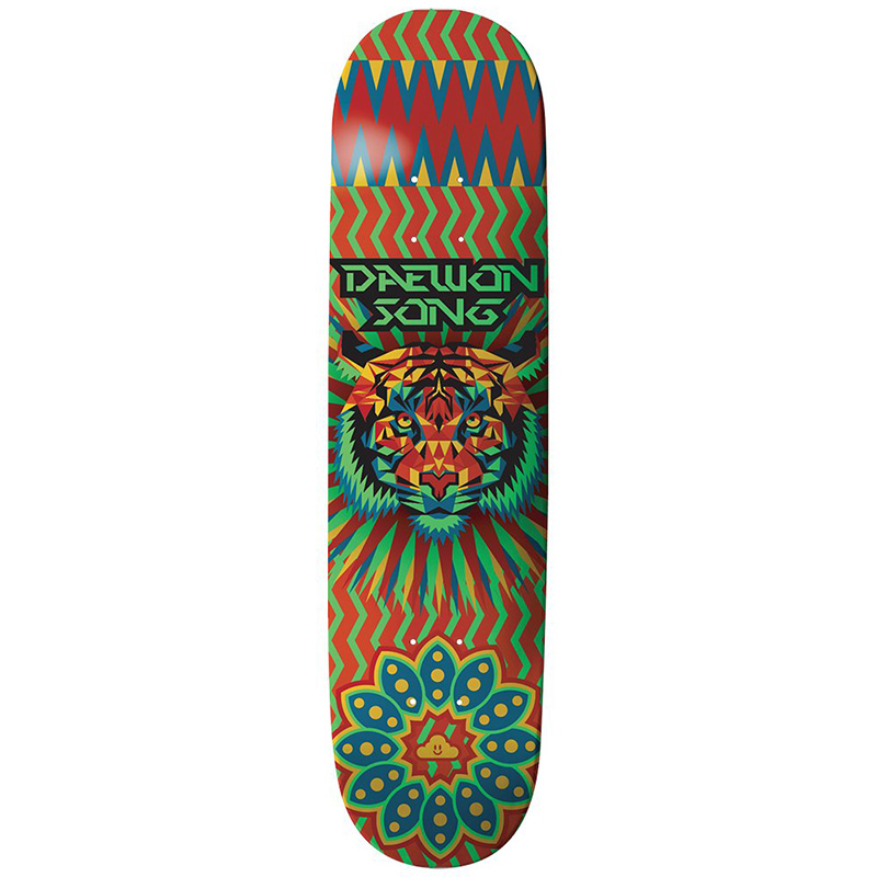Thank You Daewon Song Geo Tiger Skateboard Deck Multi 7.75 Thank You Daewon Song Geo Tiger Skateboard Deck Multi 7.75