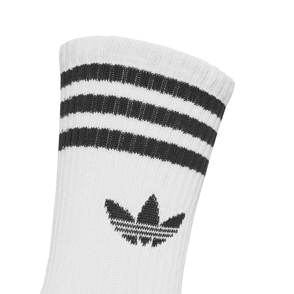 Adidas 3s Crew Socks 3 Pack White/White/White
