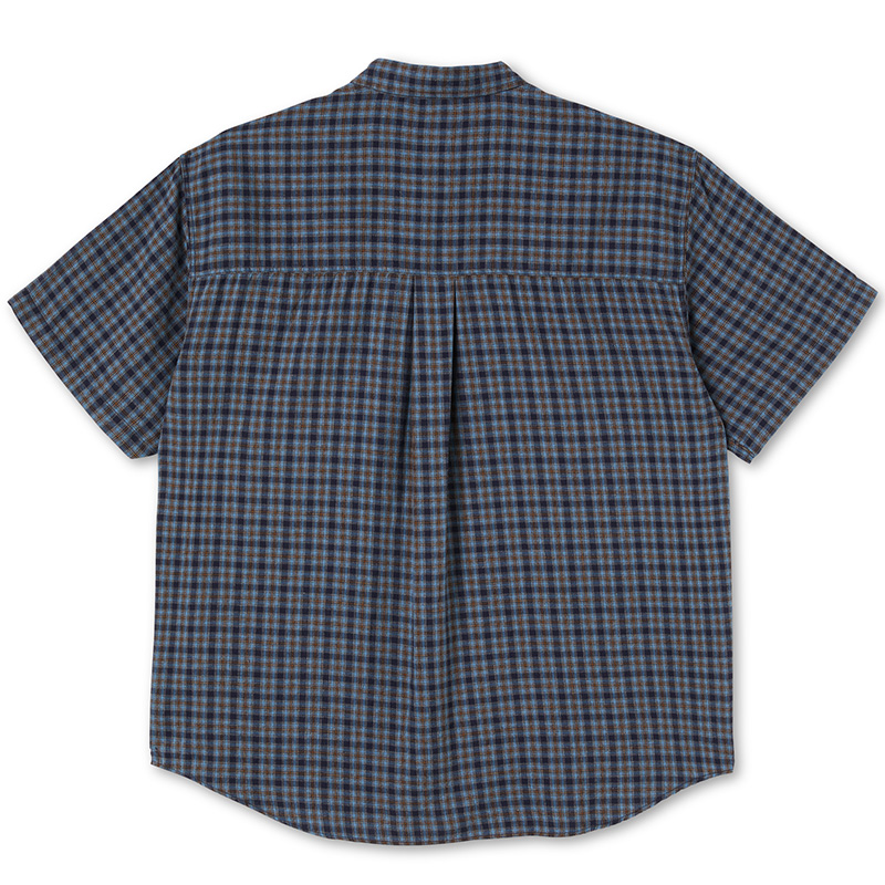 Polar Mitchell Flannel Shirt Blue Brown Polar Mitchell Flannel Shirt Blue Brown