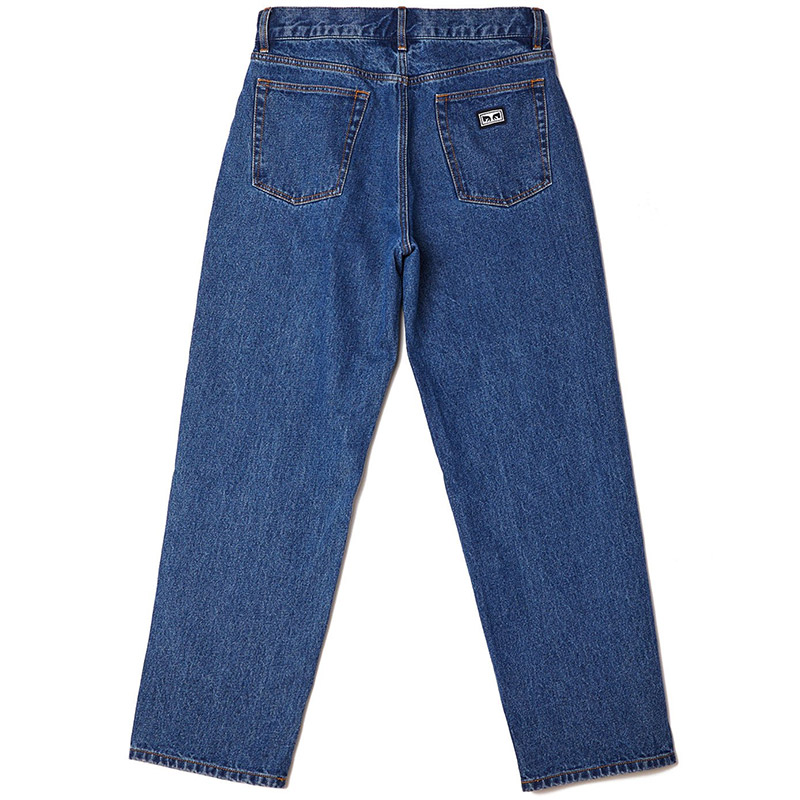 Obey Hardwork Denim Pants Stonewash Indigo Obey Hardwork Denim Pants Stonewash Indigo