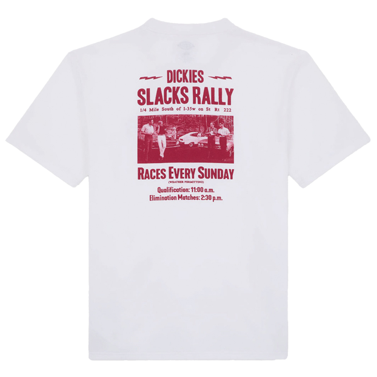 Dickies Slacks Rally T-Shirt White Dickies Slacks Rally T-Shirt White