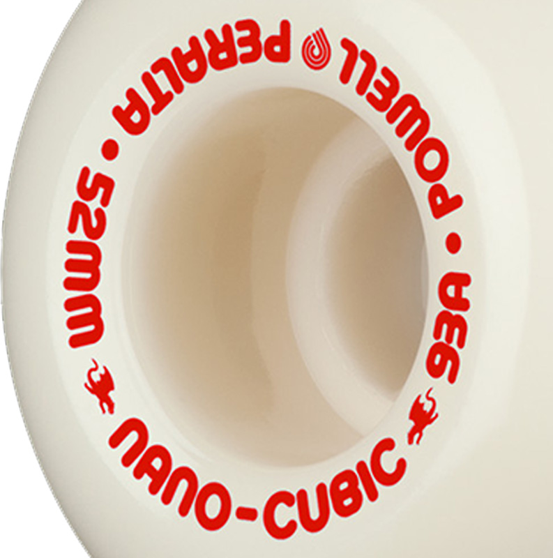 Powell Peralta Dragon Formula Nano Cubic A1 Wheels Off White 93A 52mm x 36mm