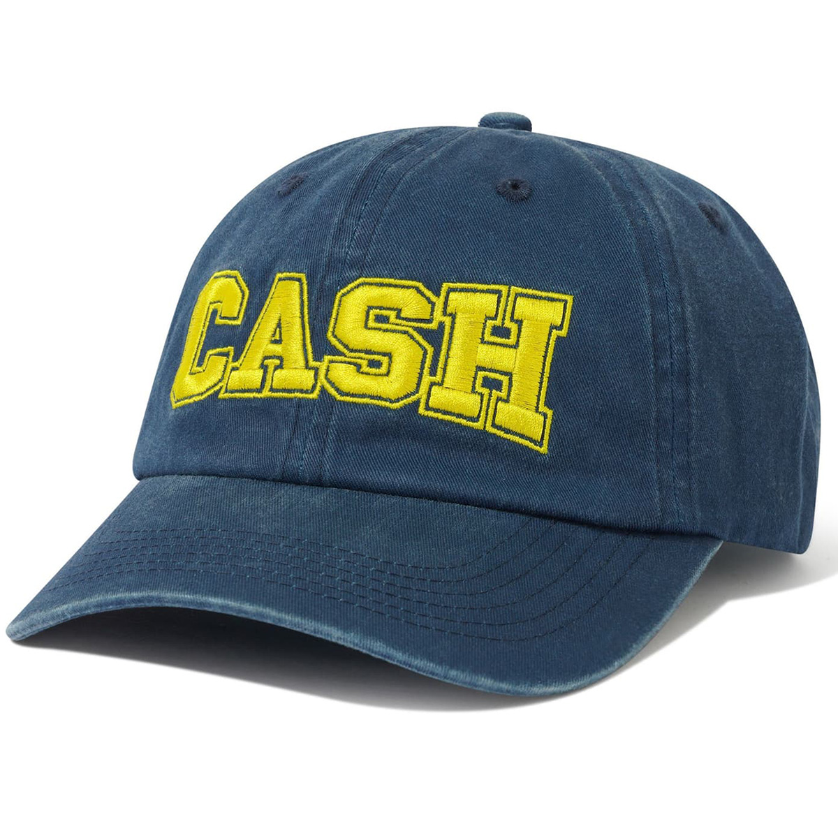Cash Only Campus 6 Panel Cap Washed Navy Cash Only Campus 6 Panel Cap Washed Navy