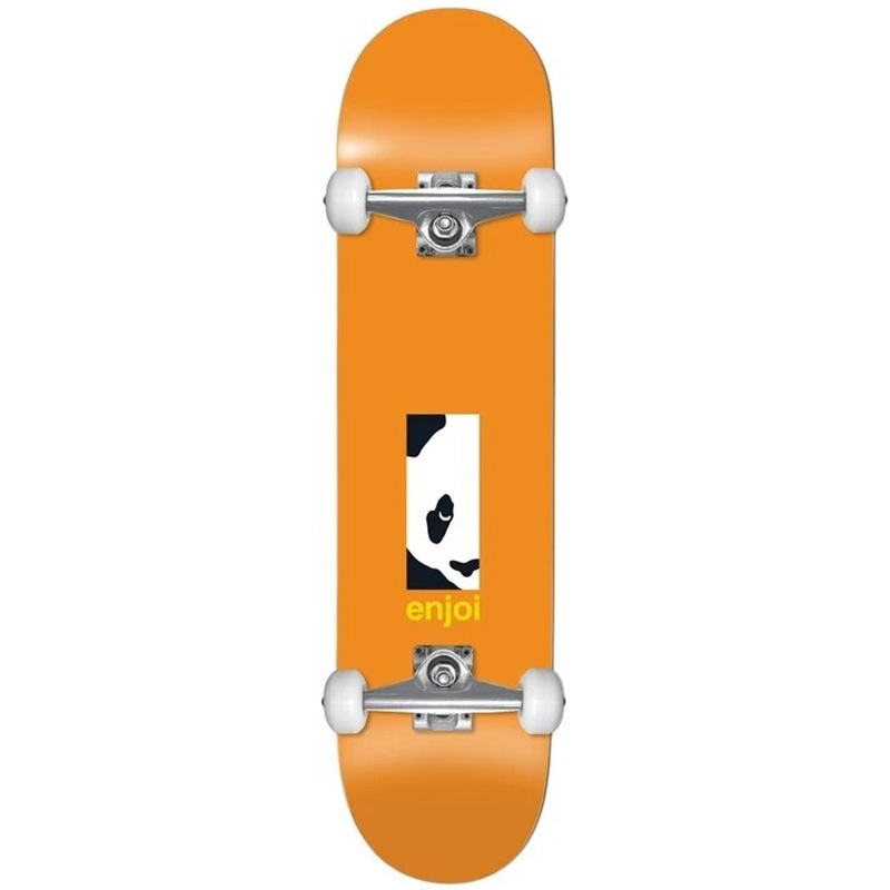 Enjoi Box Panda First Push Complete Skateboard Orange 8.125 Enjoi Box Panda First Push Complete Skateboard Orange 8.125