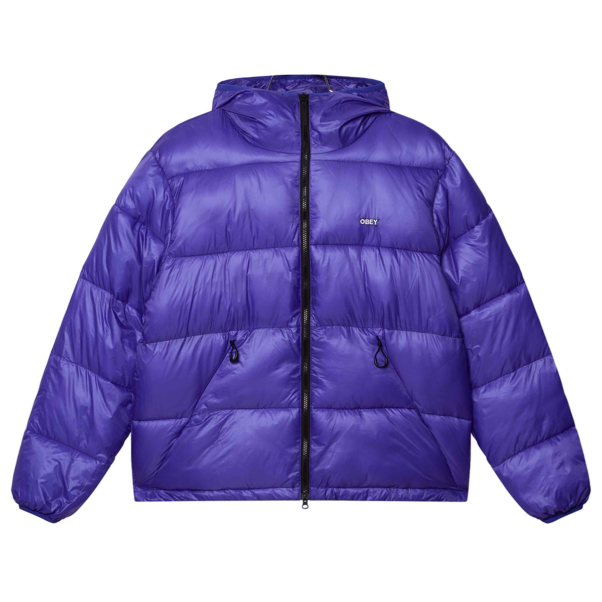 Obey Stratus Puffer Jacket Blue Obey Stratus Puffer Jacket Blue