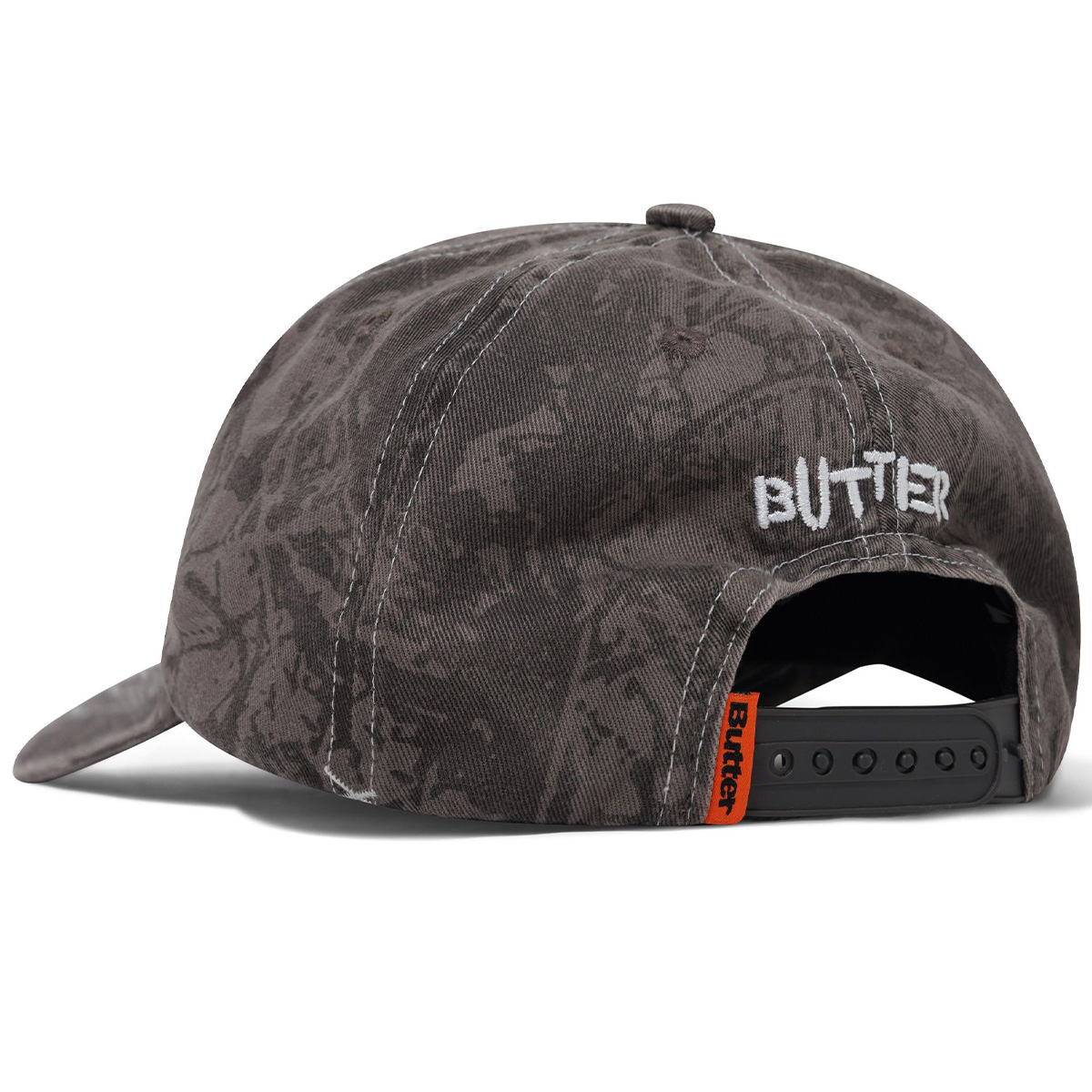 Butter Goods Woods Camo 6 Panel Cap Black Butter Goods Woods Camo 6 Panel Cap Black