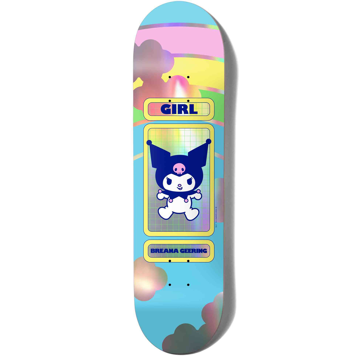 Girl Geering Hello Kitty & Friends Rainbow Skateboard Deck Blind Bag 8.0