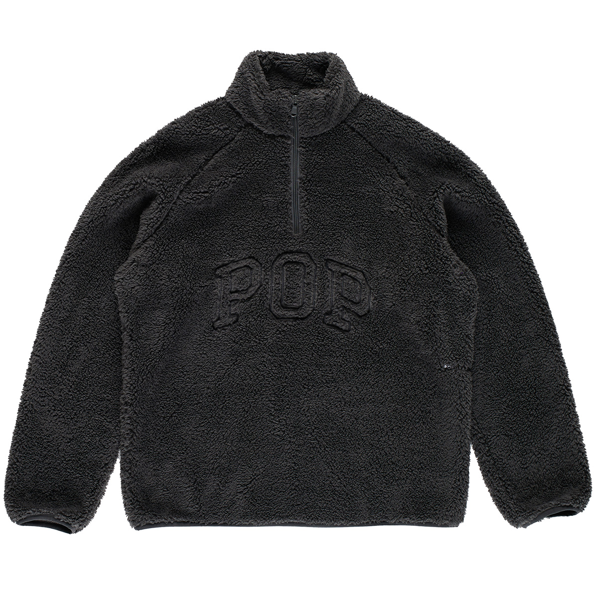 POP Arch Halfzip Fleece Sweater Charcoal POP Arch Halfzip Fleece Sweater Charcoal