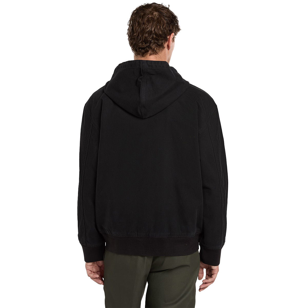 Dickies Unlined Canvas Hooded Bomber Jacket Black