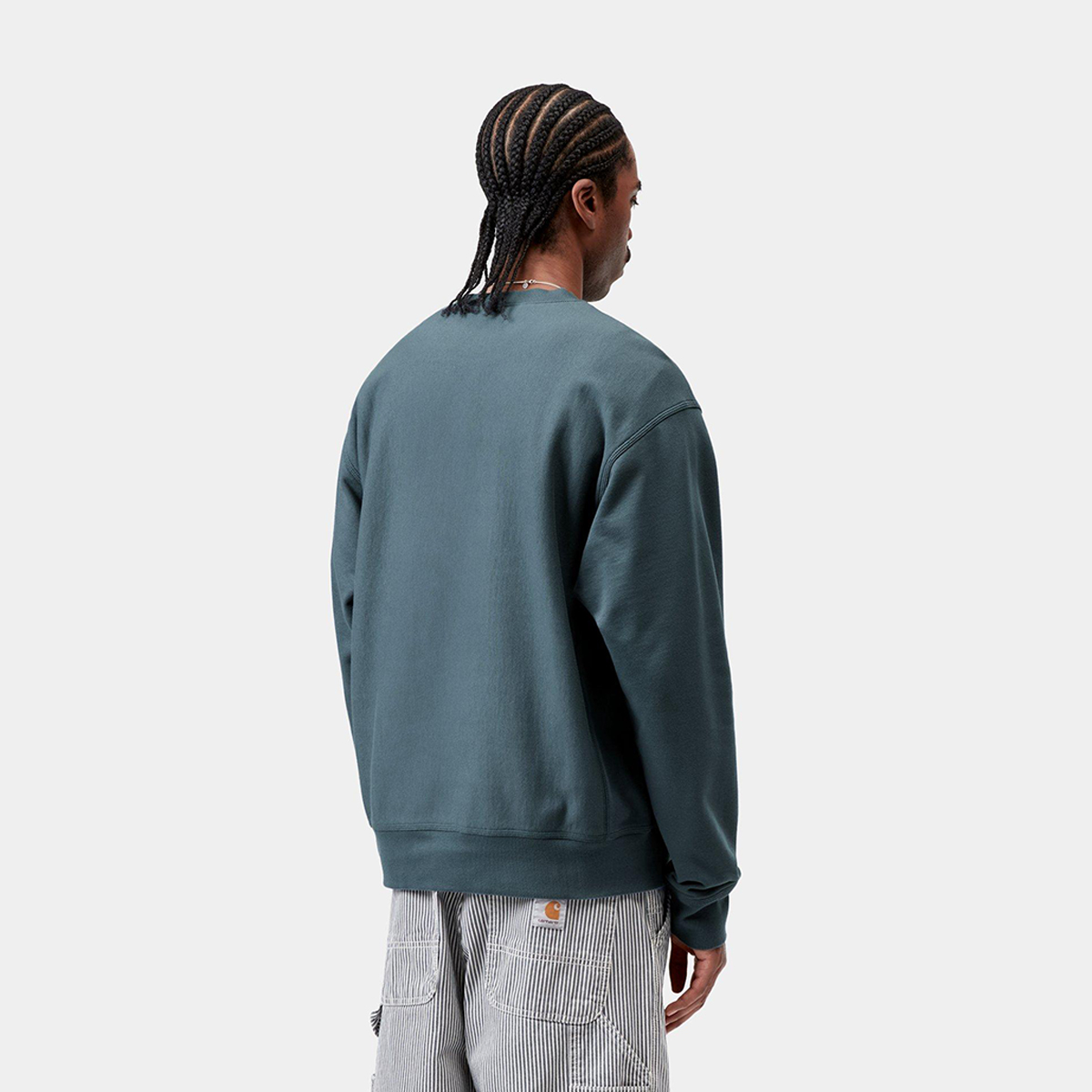 Carhartt WIP American Script Sweater Office Blue