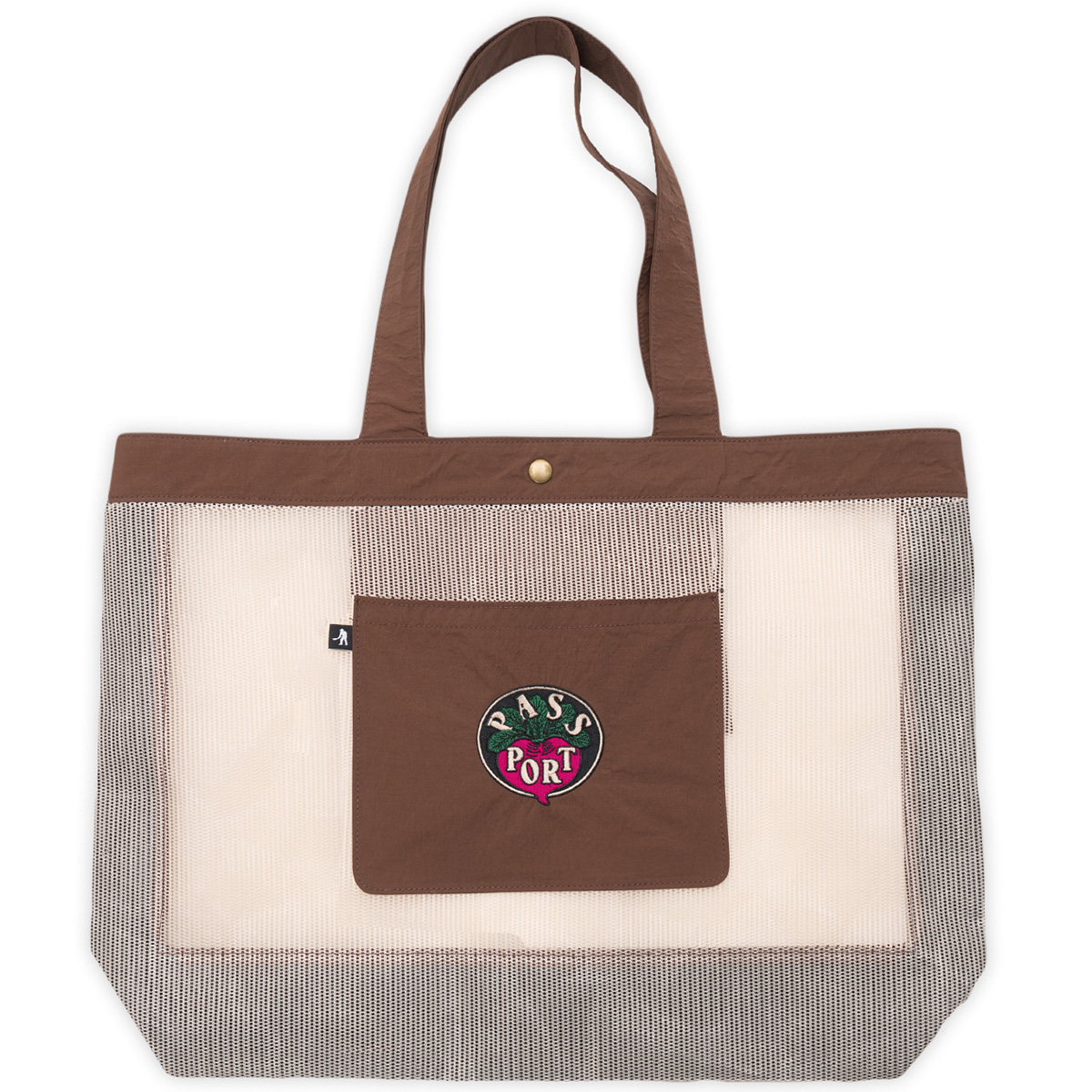 Pass Port Radish RPET Mesh Tote Bag Brown Pass Port Radish RPET Mesh Tote Bag Brown
