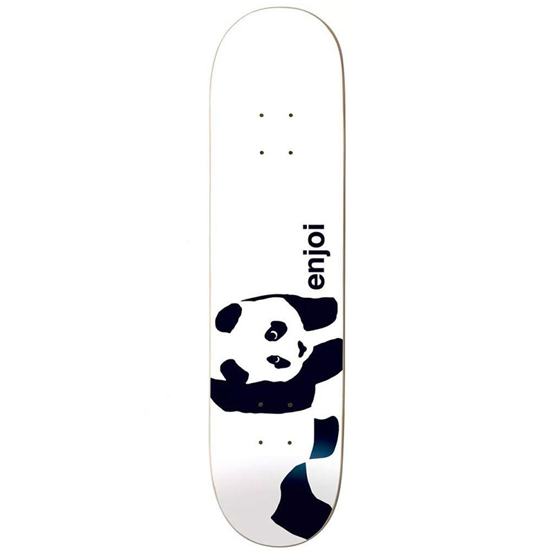 Enjoi Whitey Panda Logo Wide R7 Skateboard Deck Whitey 8.25