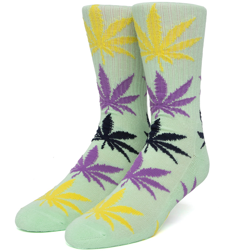 HUF Gradient Leaves Plantlife Socks Mint