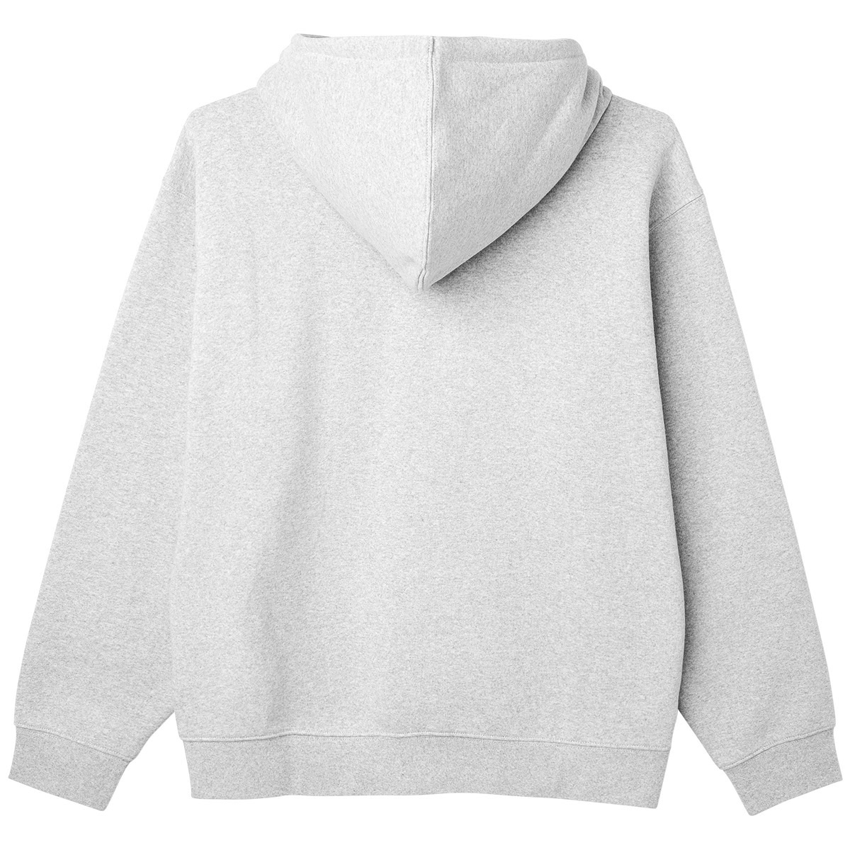 Obey Established Works Bold Zip Hoodie Fleece Ash Grey