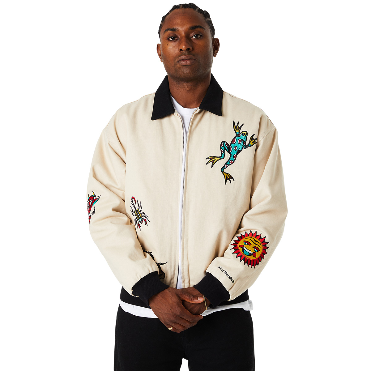 HUF Bledsoe Work Jacket Natural HUF Bledsoe Work Jacket Natural