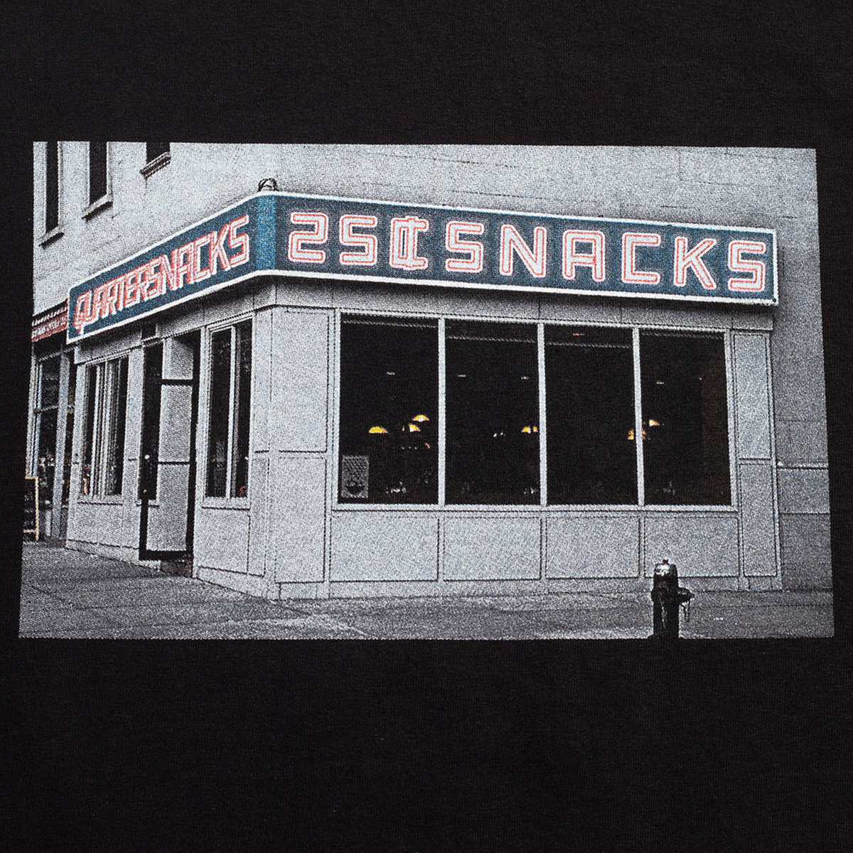 Quartersnacks Diner T-shirt Black Quartersnacks Diner T-shirt Black