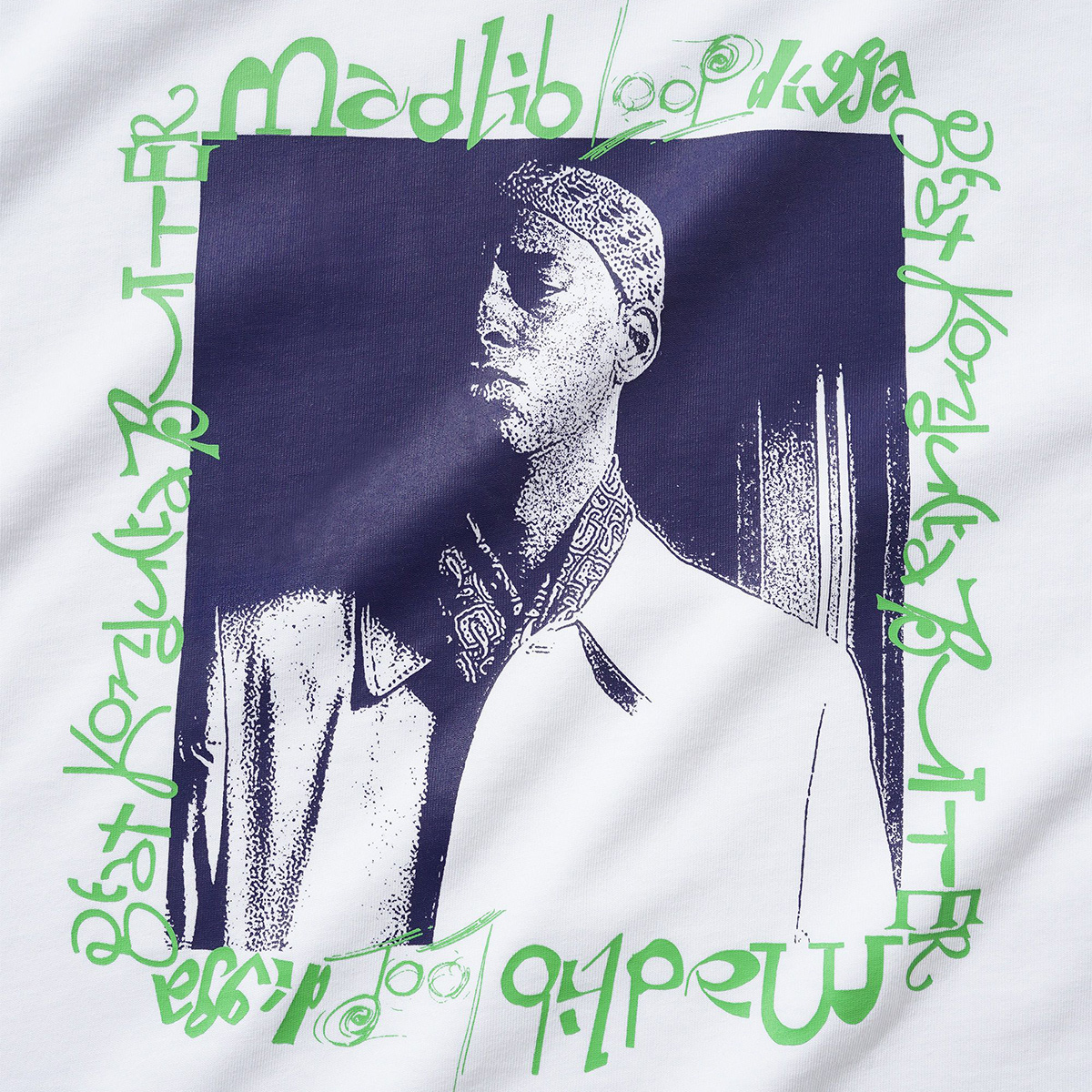 Butter Goods x Madlib Loop Digga T-shirt White