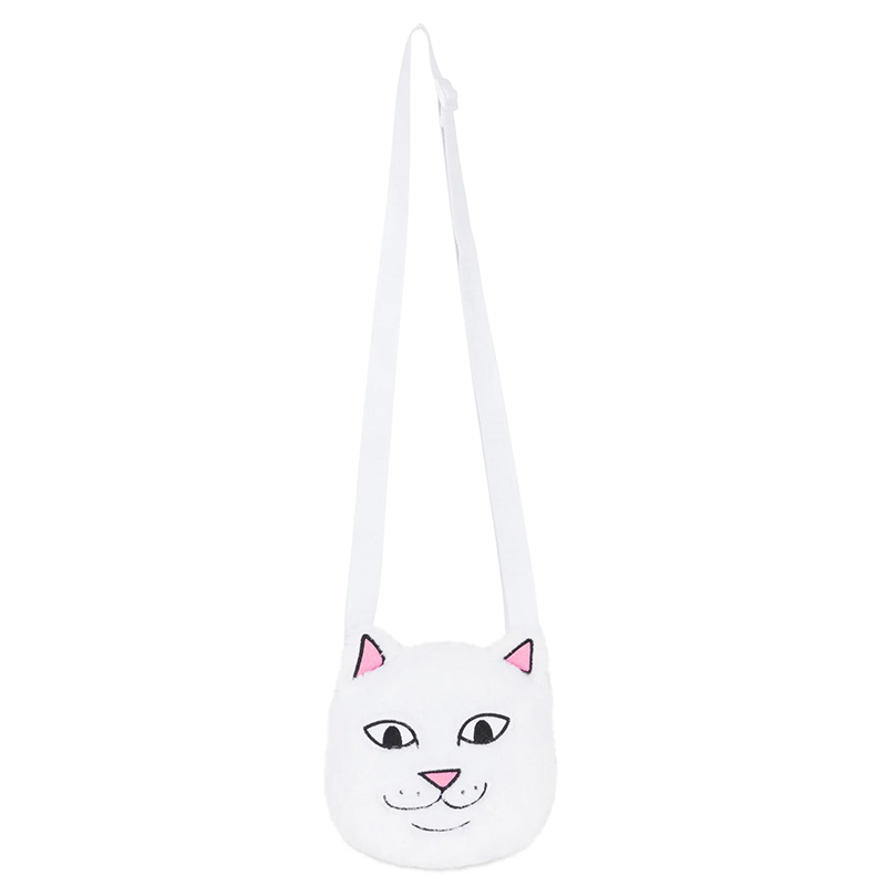RIPNDIP Lord Nermal Sherpa Crossbody Bag White RIPNDIP Lord Nermal Sherpa Crossbody Bag White