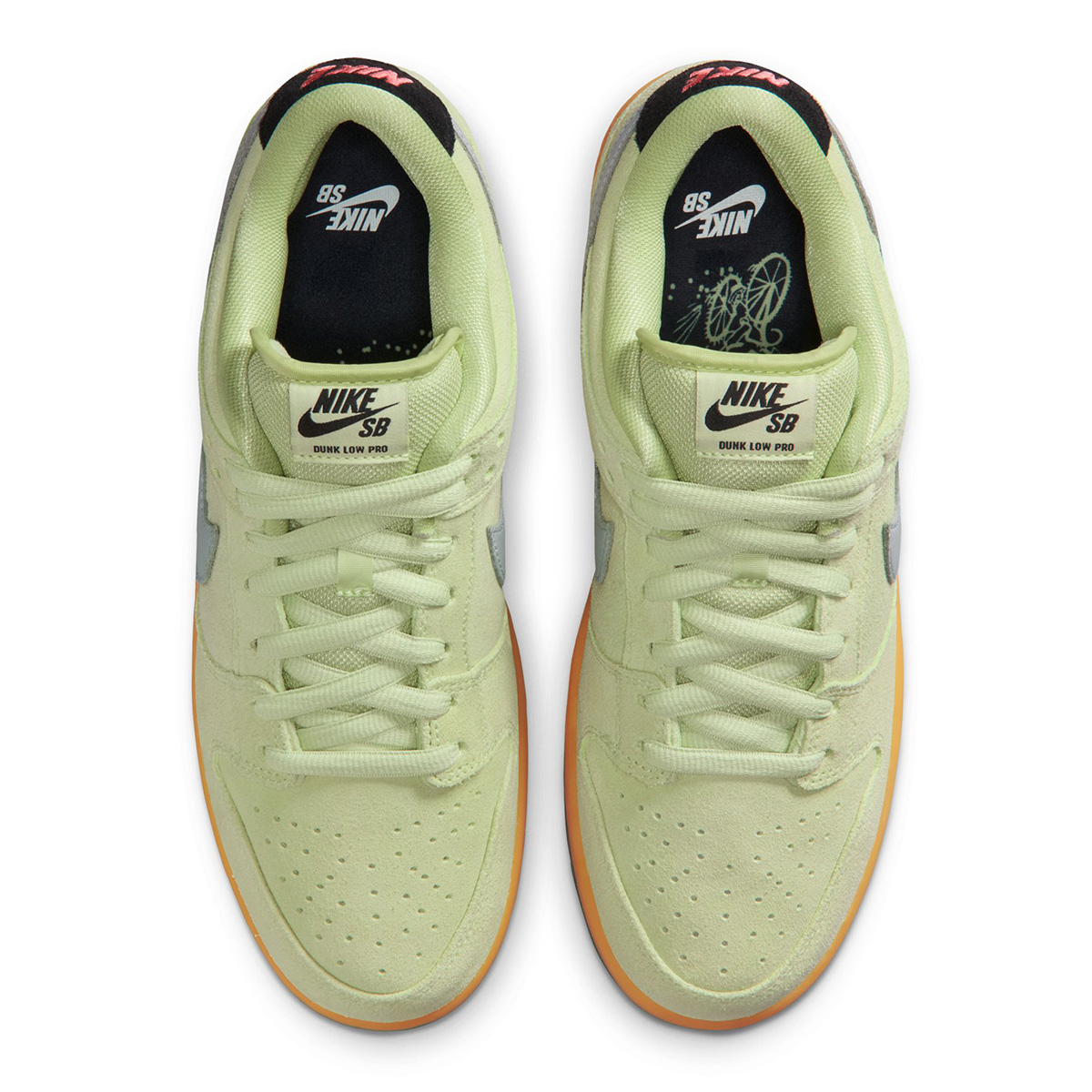 Nike SB Dunk Low Pro PRM Pistachio Frost/Wolf Grey-Black-Gum Yellow-Magic Ember-Black