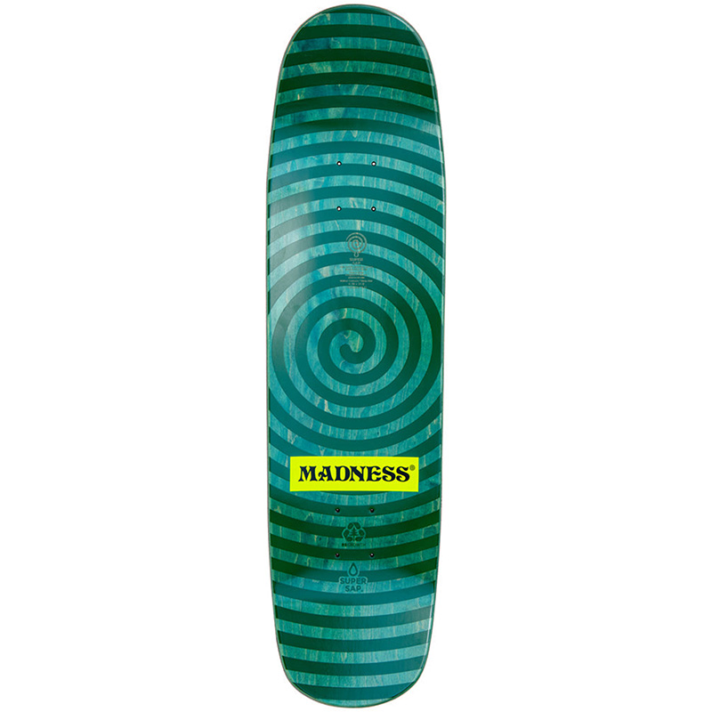 Madness Desperatre Eyes Super Sap R7 Skateboard Deck Green 8.375 Madness Desperatre Eyes Super Sap R7 Skateboard Deck Green 8.375