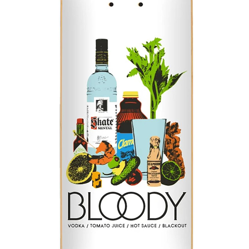 Skate Mental Bloody Skateboard Deck 8.25