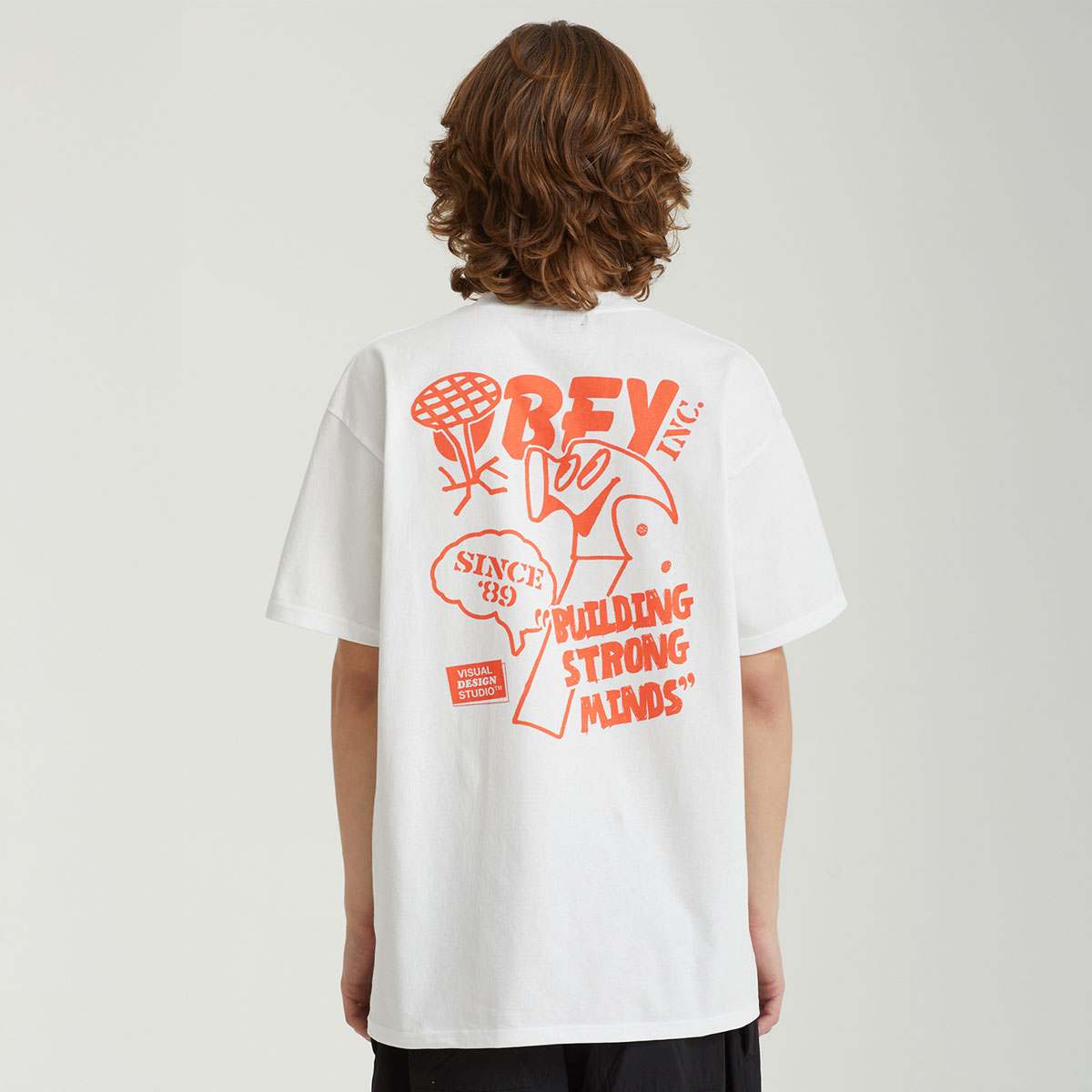 Obey Building Strong Minds T-Shirt White