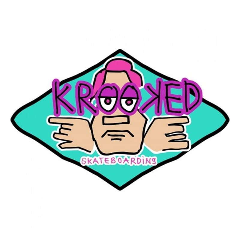 Krooked Arketype Sticker Assorted Colors