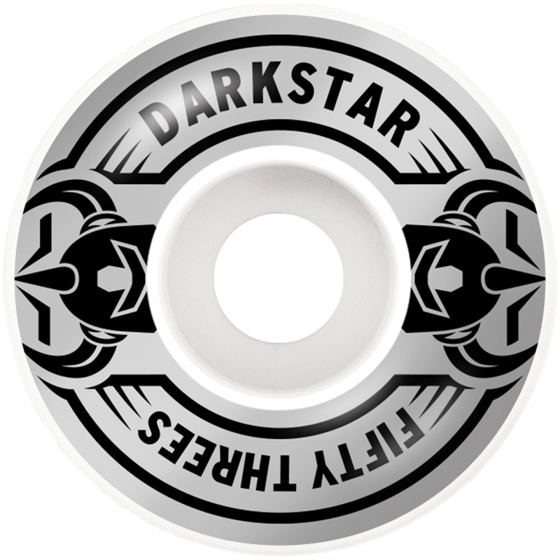 Darkstar Quarter Wheel Silver 53mm