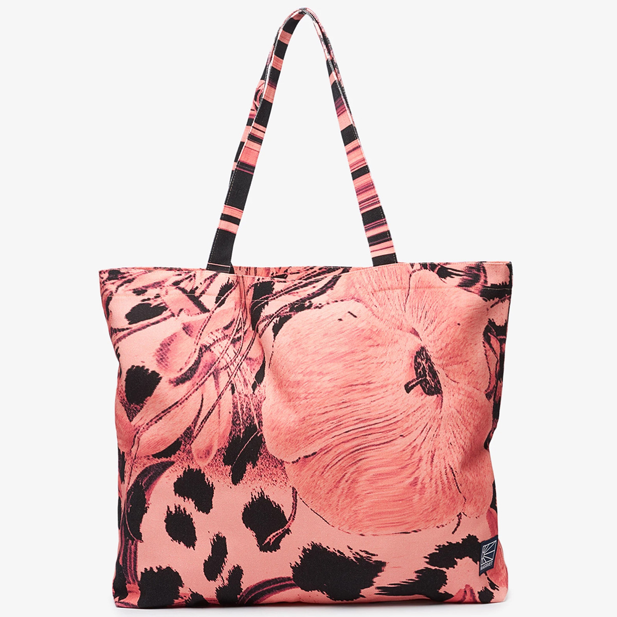 Rassvet Flower Print Denim Tote Bag Pink Rassvet Flower Print Denim Tote Bag Pink