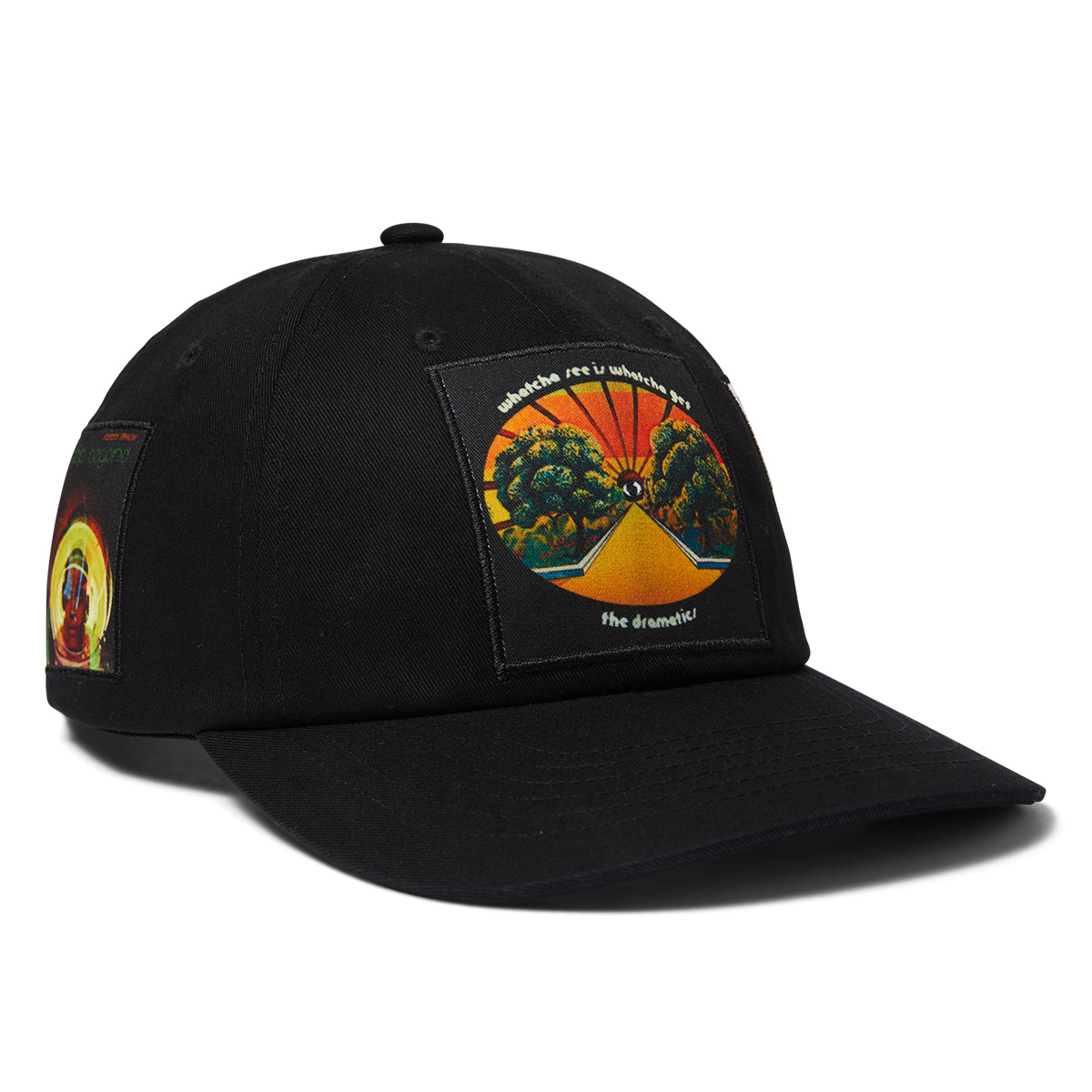 HUF Stax Patches Snapback Black HUF Stax Patches Snapback Black