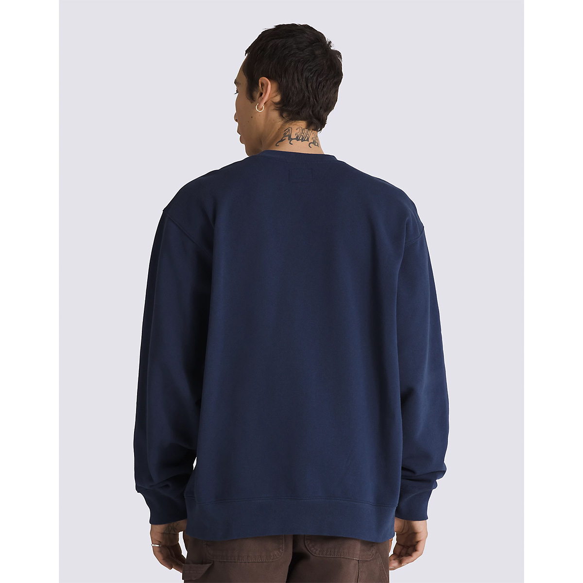 Vans Skate Ave Crewneck Sweater Fleece Dress Blues