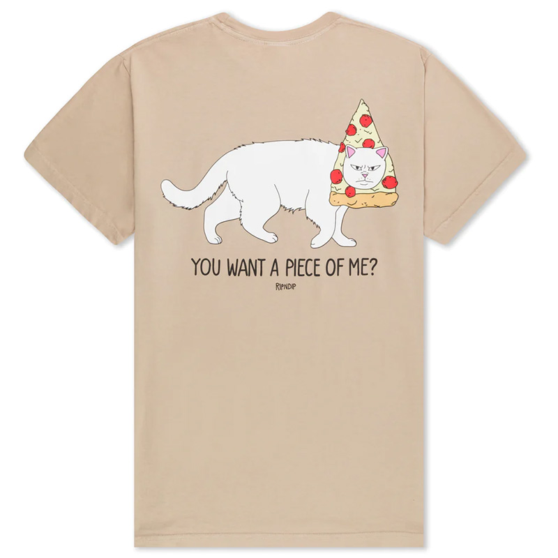 RIPNDIP Wanna Piece Of Me T-Shirt Almond