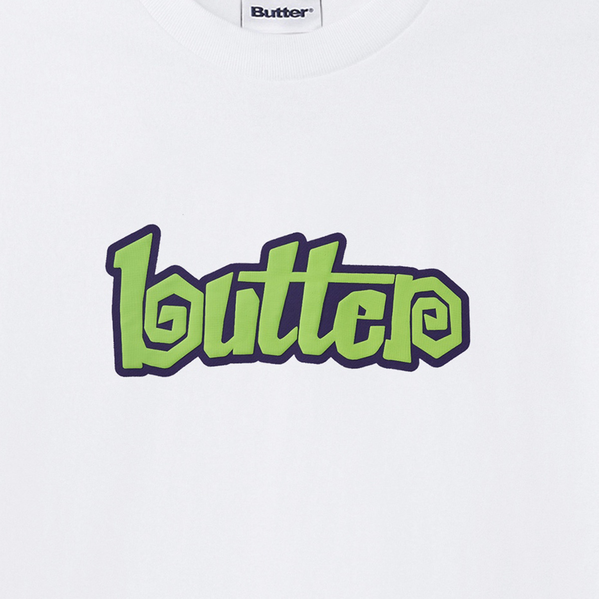 Butter Goods Swirl T-Shirt White Butter Goods Swirl T-Shirt White