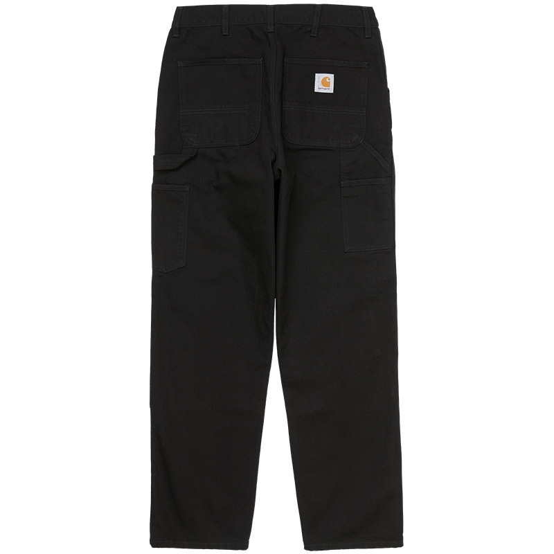 Carhartt WIP Double Knee Pants Black Rinsed Carhartt WIP Double Knee Pants Black Rinsed