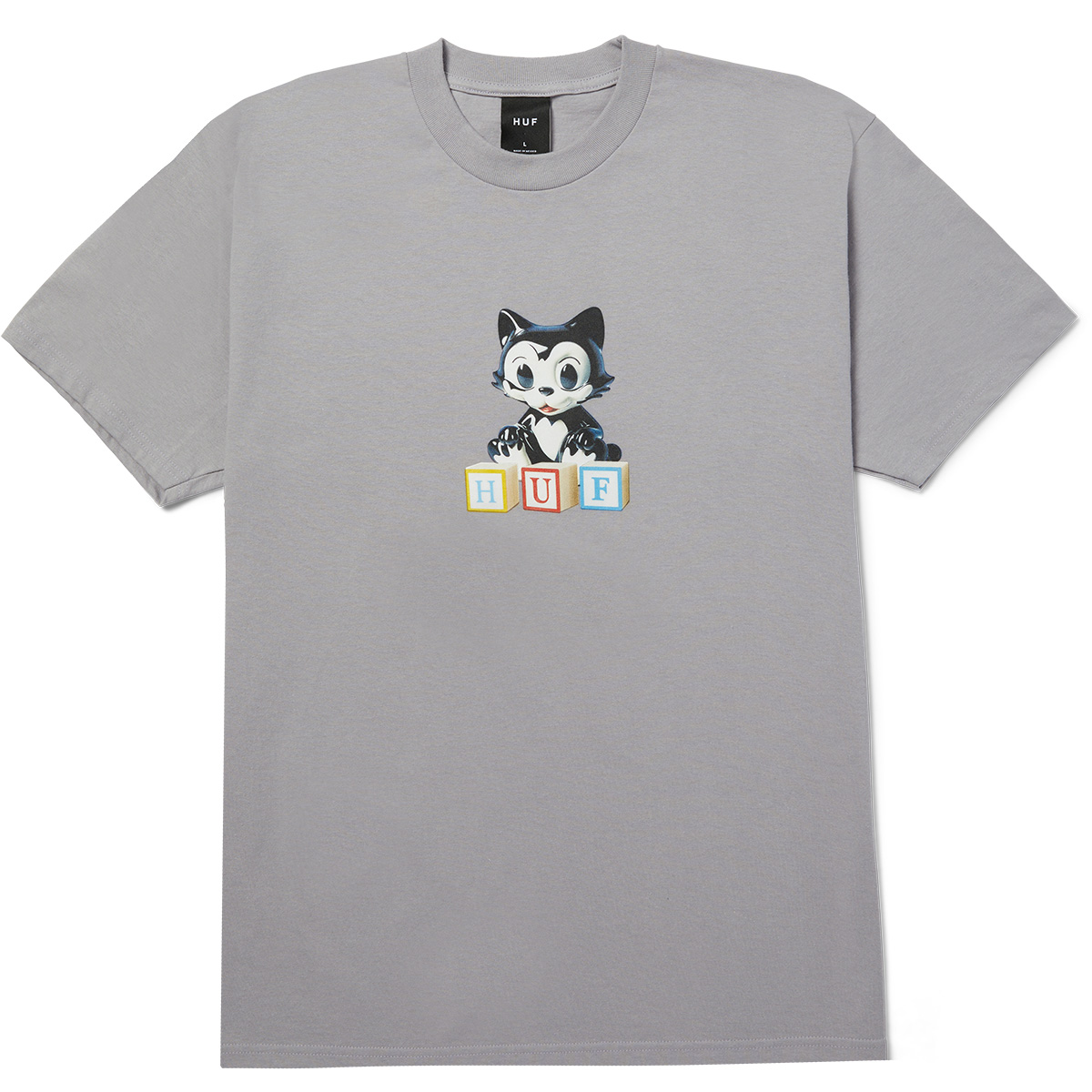 HUF Blocks T-Shirt Lilac Chalk HUF Blocks T-Shirt Lilac Chalk