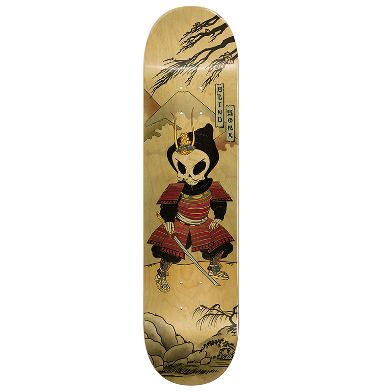 Blind Sora Samurai Reaper R7 Skateboard Deck Natural 8.125 Blind Sora Samurai Reaper R7 Skateboard Deck Natural 8.125